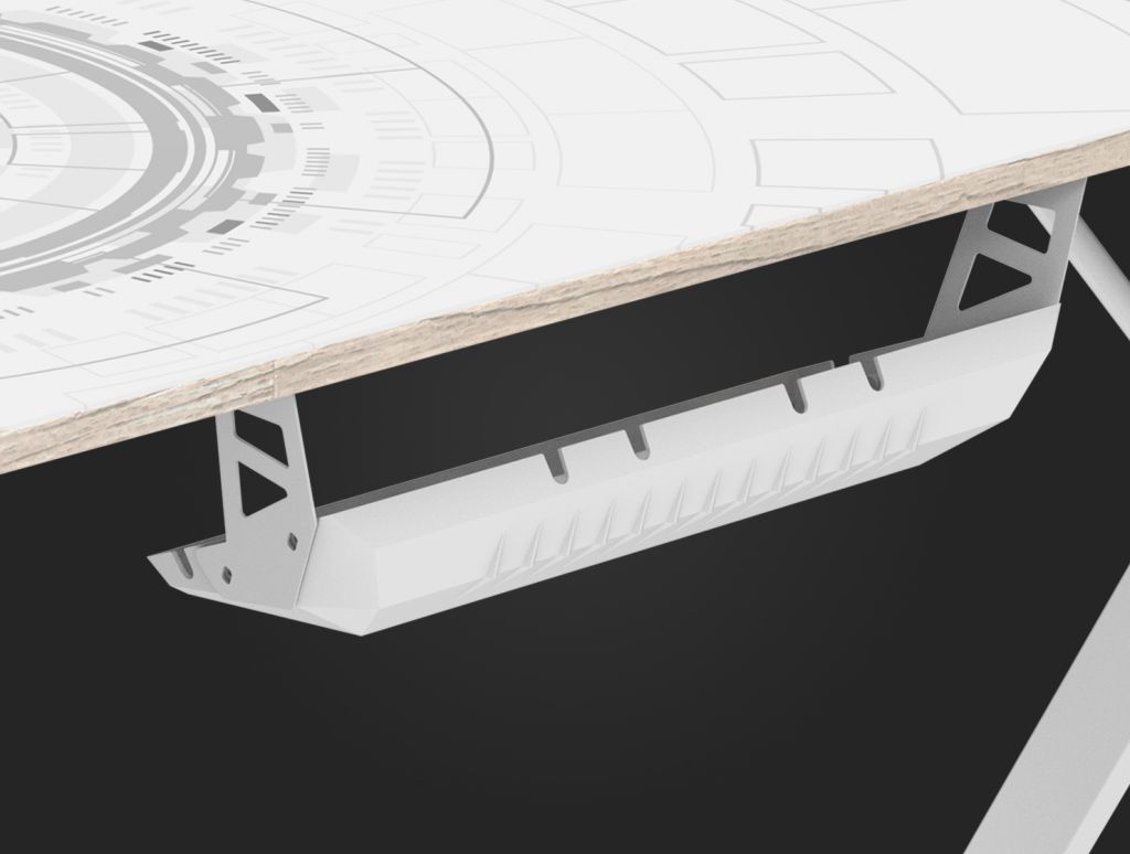 Компьютерный стол Zone 51 TRINE 160 RGB Wood