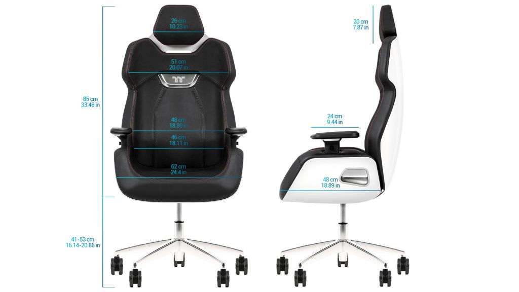 Компьютерное кресло Thermaltake Argent E700 Gaming Chair Turquoise