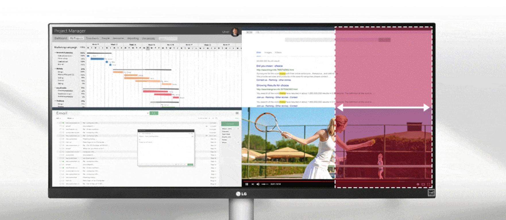 Монитор LG 29WQ500-W