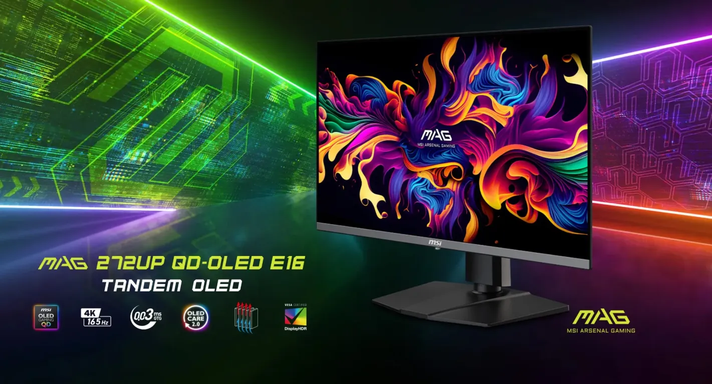 Монитор MSI MAG 272UP QD-OLED E16