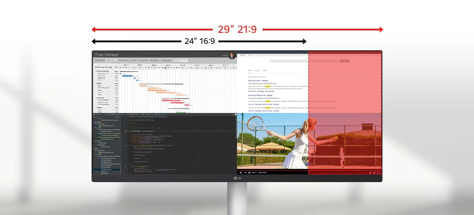 Монитор LG UltraWide 29U531A-W