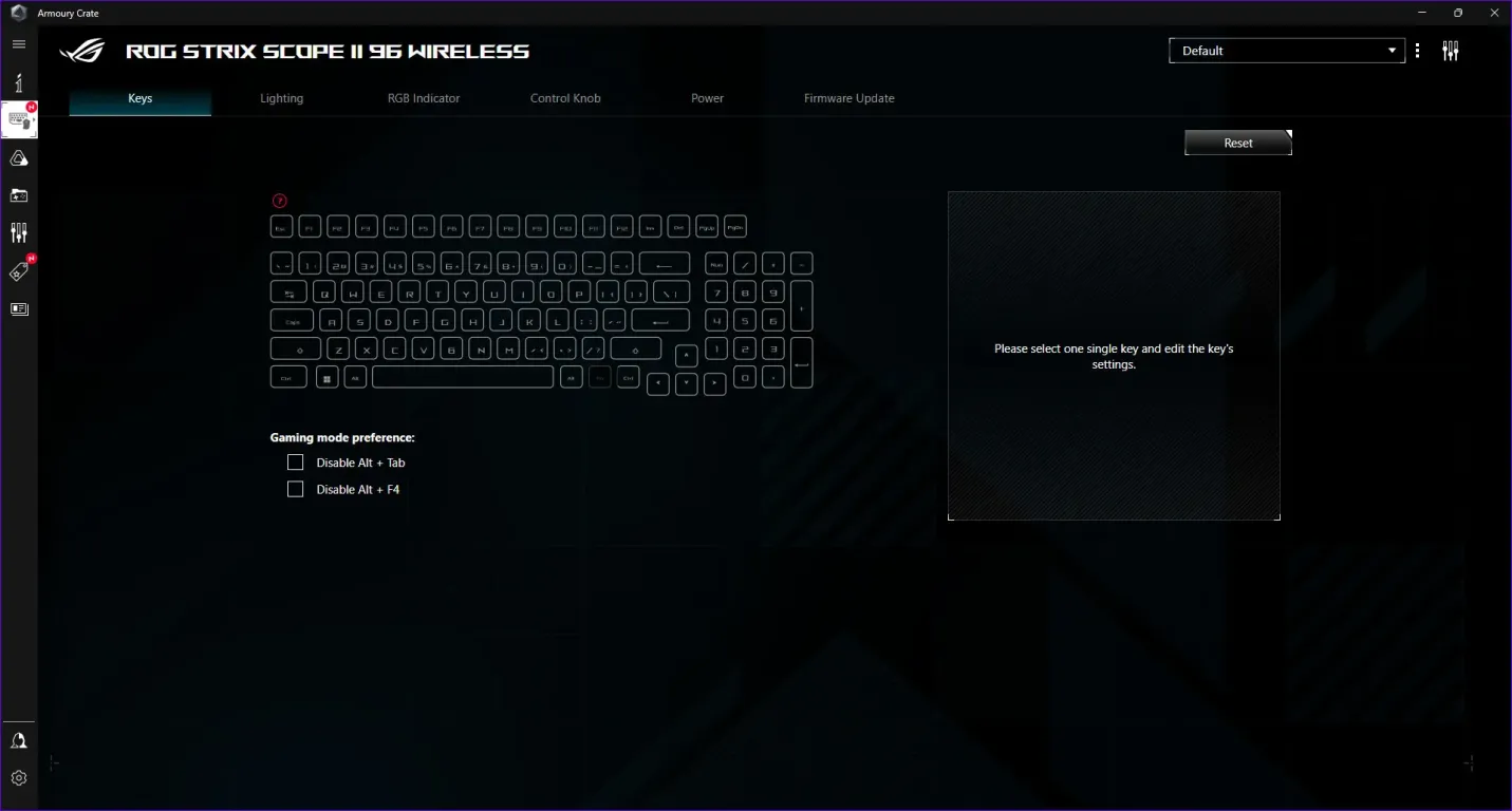 Игровая клавиатура ASUS ROG Strix Scope II