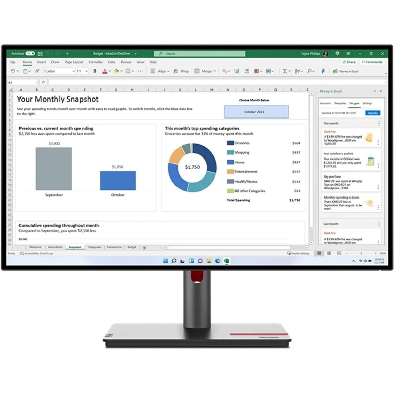 Монитор Lenovo ThinkVision P27q-30