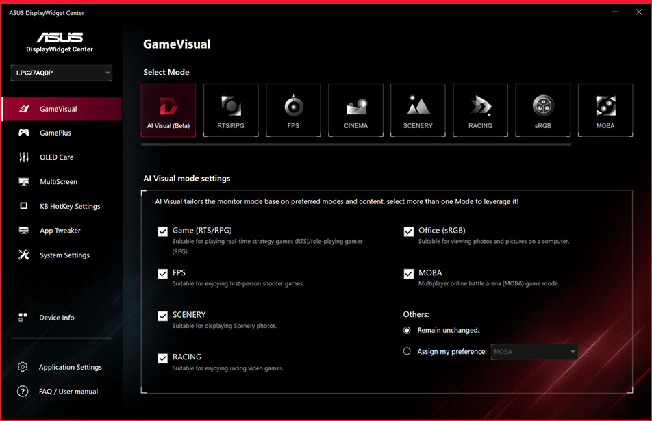 ASUS ROG Swift PG27AQDP