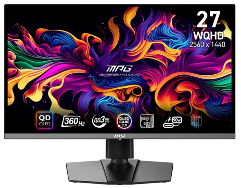 MSI анонсировала игровой MPG271QRX с частотой 360 Гц на базе QD-OLED