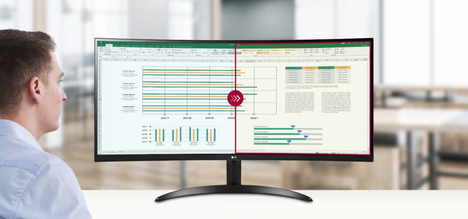 LG 34WQ60C-B