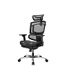 Премиум эргономичное кресло GT Chair Open M с поддержкой для ног, черный (GTC-Open-M-BK) - фото 1