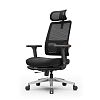 Компьютерное кресло FoxGear NETZ модель M, черный (FG-NETZ-M-BK) - фото 1