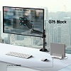 ONKRON кронштейн для монитора 13"-34" настольный, чёрный G75 (G75-B) - фото 2