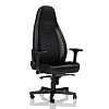 Игровое кресло Noblechairs ICON Black/Blue (NBL-ICN-PU-BBL) - фото 1