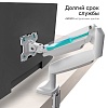 ONKRON кронштейн для монитора 13"-32" настольный, белый G100 (G100-W) - фото 5